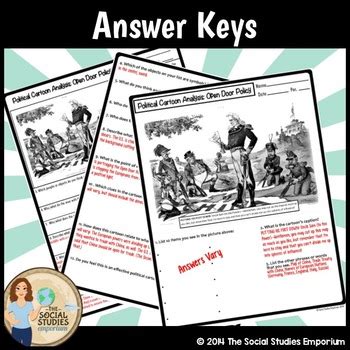 political cartoon analysis open door policy worksheet answers